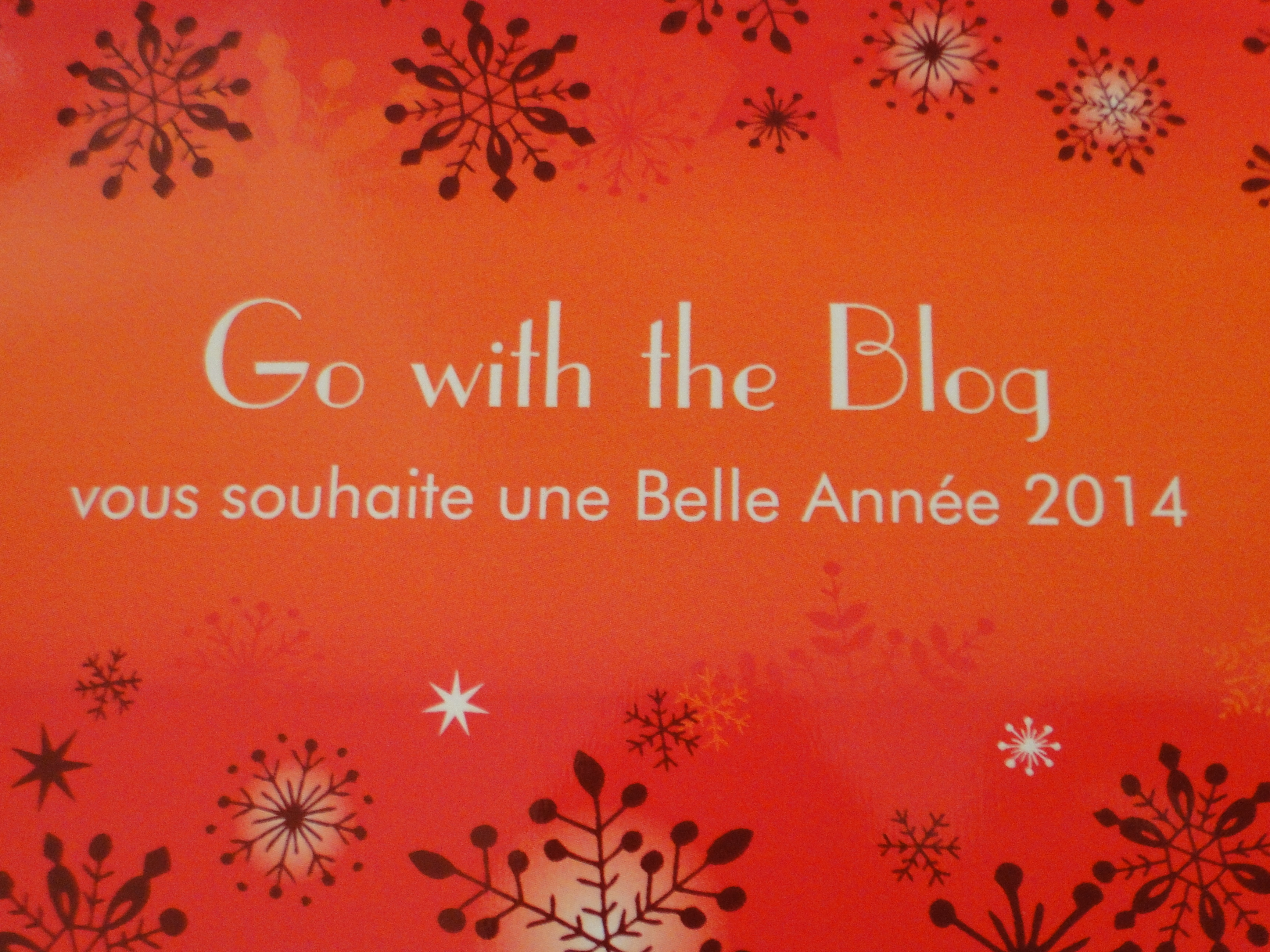 Go with the Blog - bonne Année 2014