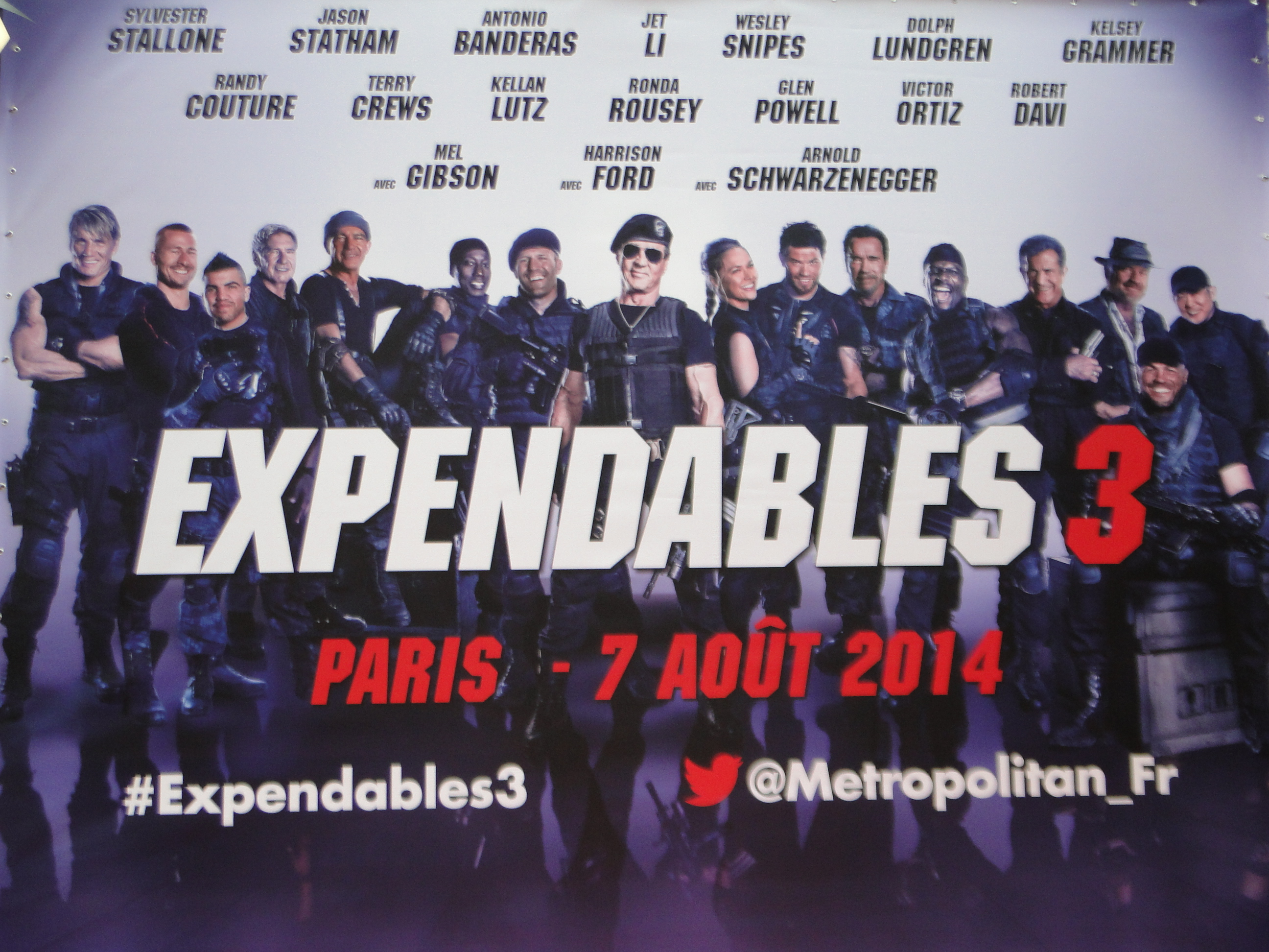 EXPENDABLES 3 - avant première Paris France - Go with the Blog