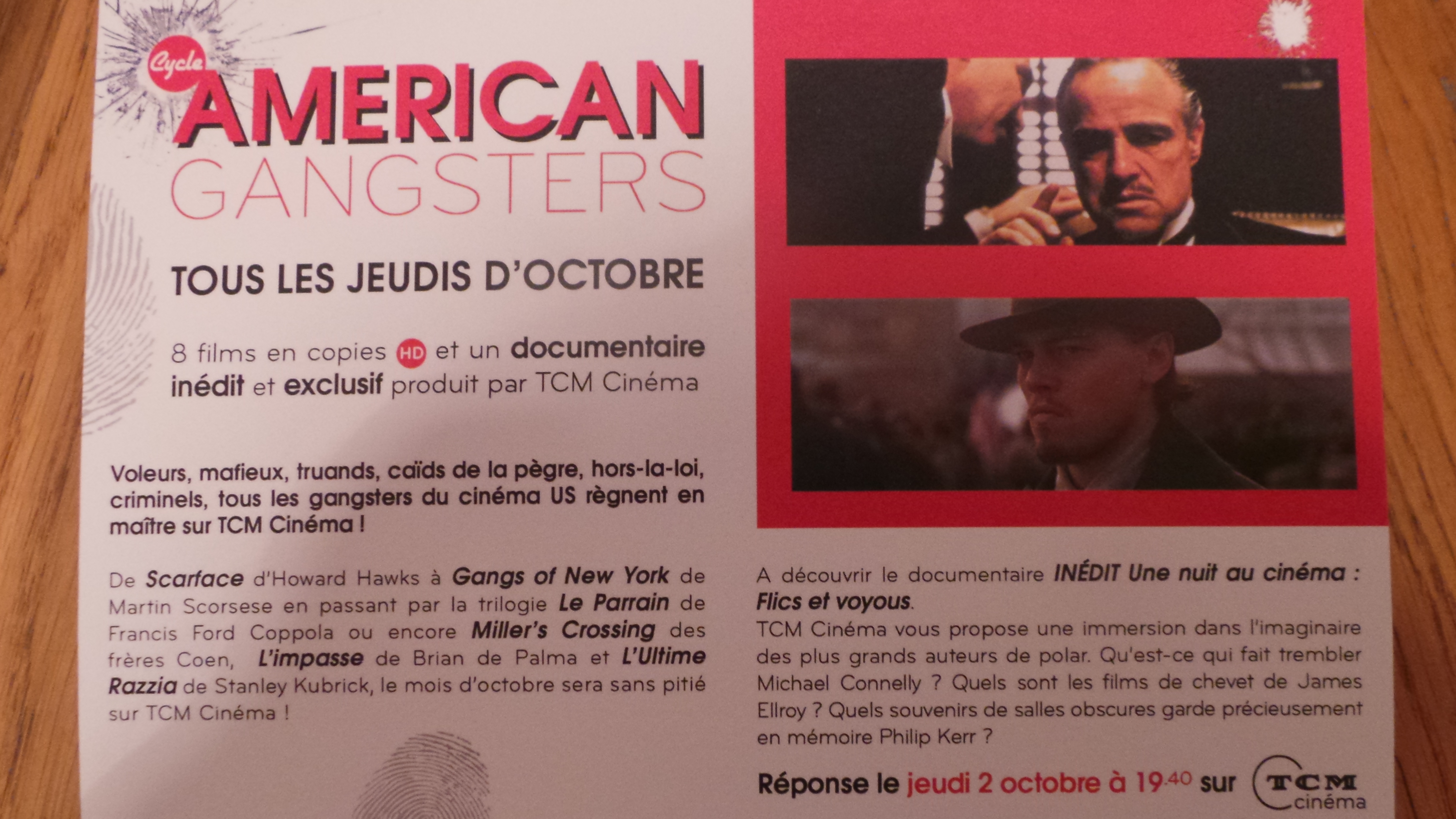 Cycle American Gangsters TCM Cinéma - Visuel 2 - Go with the Blog
