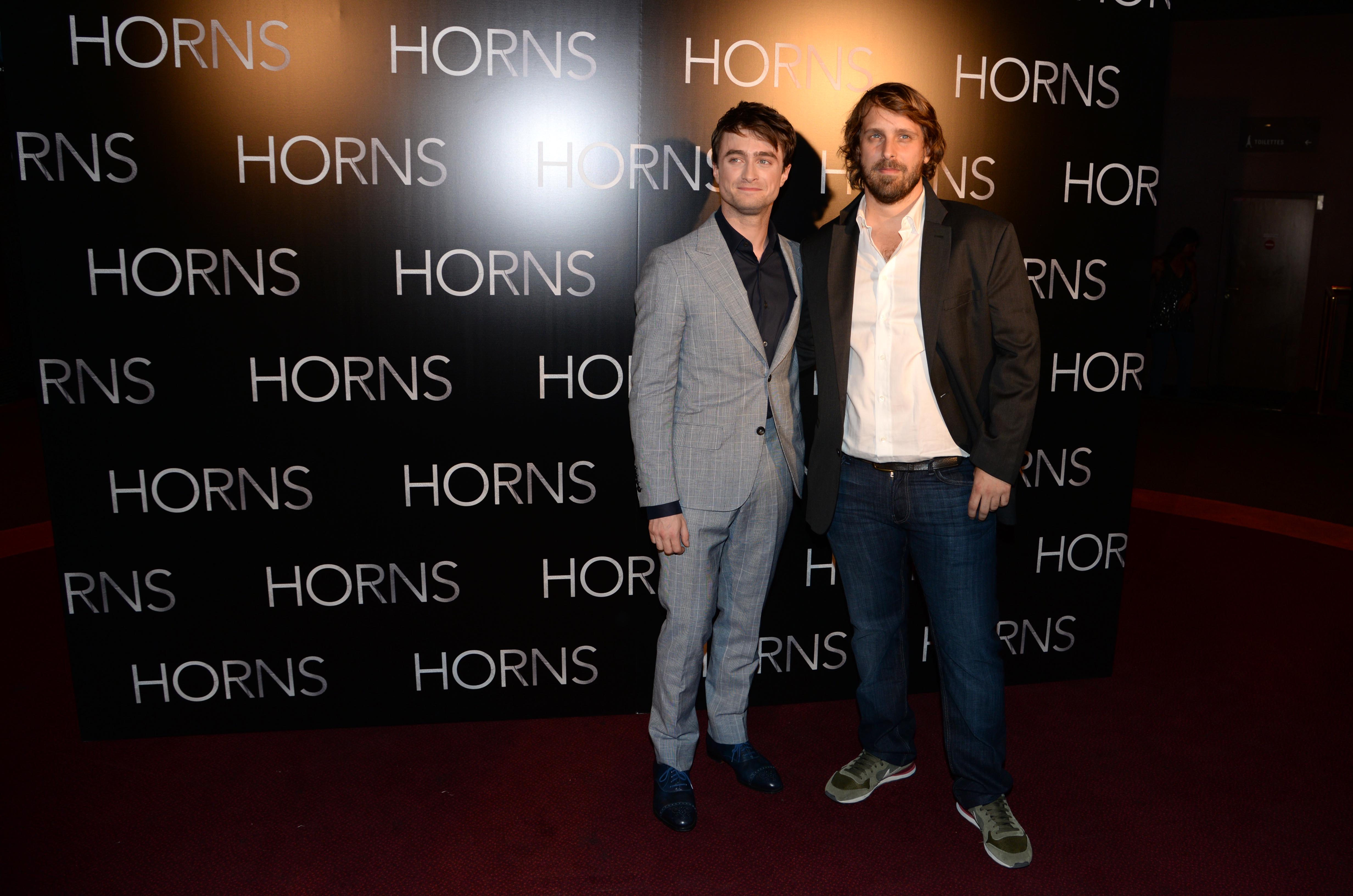 HORNS - Premiere Paris France Daniel Radciffe and director Alexandre Aja - Go with the Blog