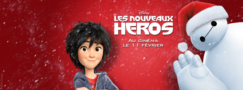 BIG HERO 6 - LES NOUVEAUX HÉROS - bannière visuel large Noël Baymax - Go with the Blog