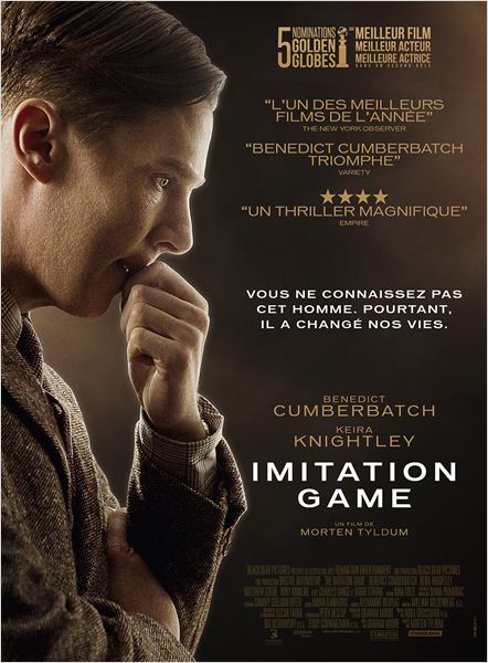 IMITATION GAME - affiche définitive France Benedict Cumberbatch - Go with the Blog