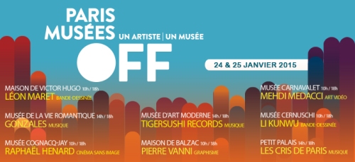 PARIS MUSEES OFF - édition 2015 24 et 25 janvier 2015 Paris Musées agence Pierre Laporte - Go with the Blog