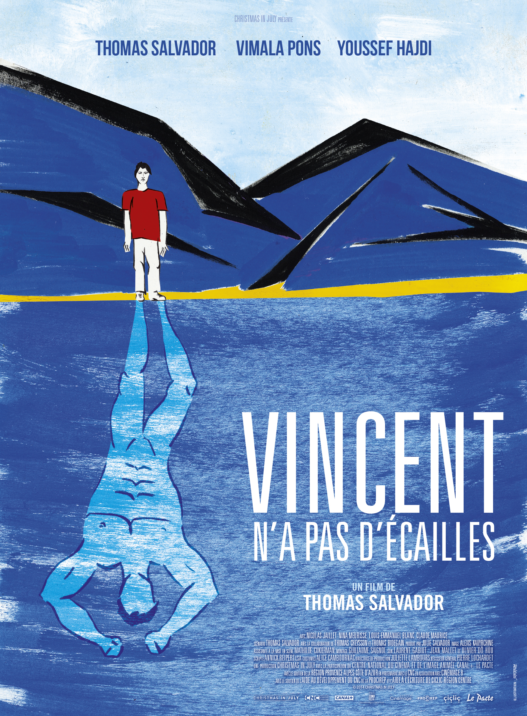 VINCENT N'A PAS D’ÉCAILLES - Go with the Blog - Affiche