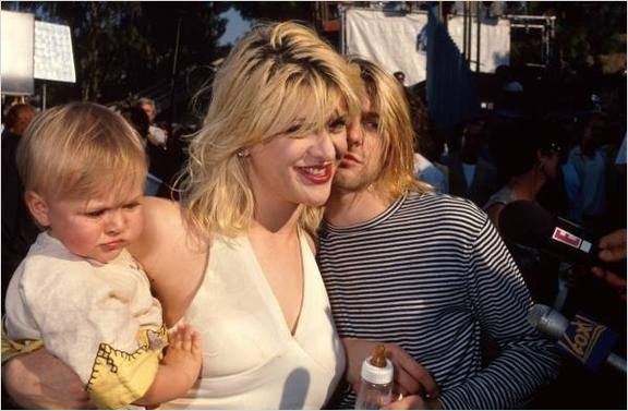 COBAIN MONTAGE OF HECK - Image 5 Kurt and Courtney and Frances Bean  - Go with the Blog
