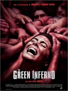 GREEN INFERNO - Affiche du film Eli Roth Wild Bunch cannibalisme - Go with the Blog