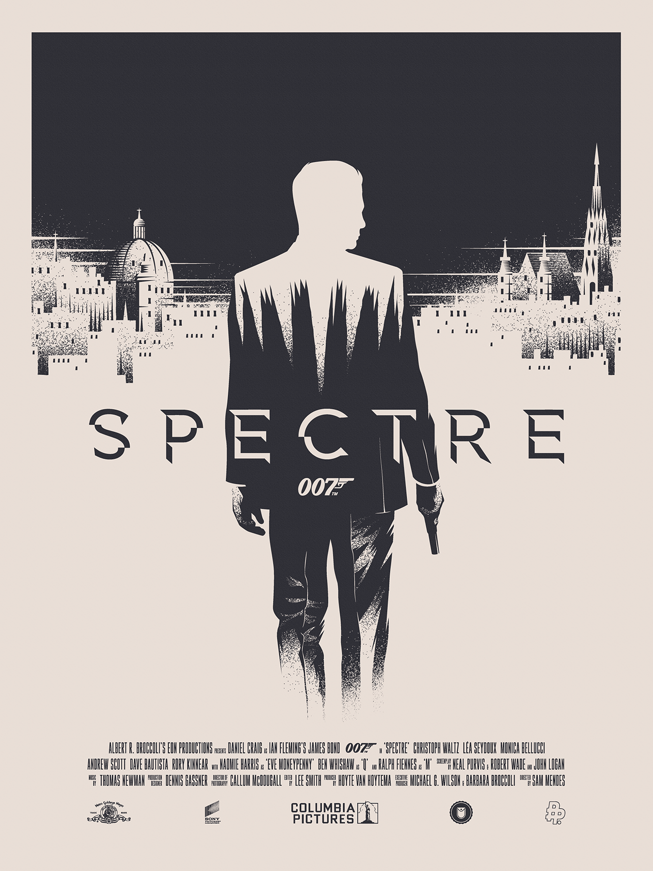 SPECTRE - 007 James Bond Daniel Craig Artwork FanArt Poster Posse Image 5 Thomas Walker - Go with the Blog