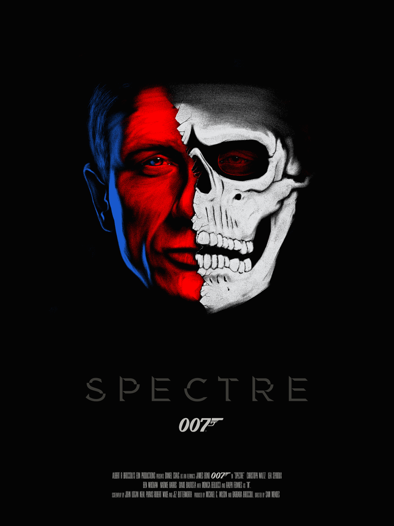 SPECTRE - 007 James Bond Daniel Craig Artwork FanArt Poster Posse Image 7 Andrew Swainson - Go with the Blog