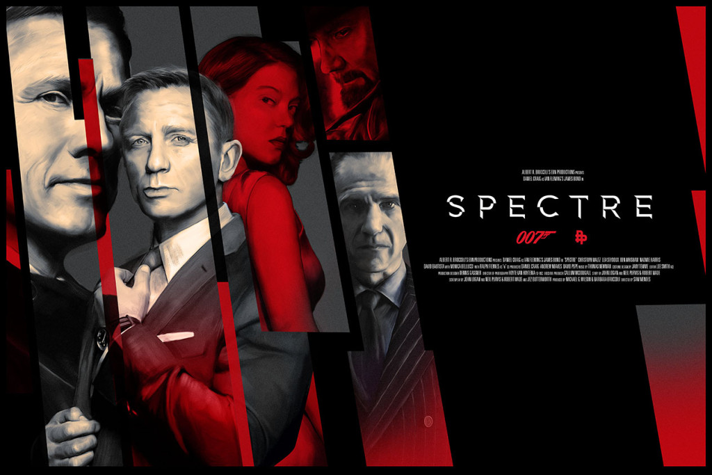 SPECTRE - 007 James Bond Daniel Craig Artwork FanArt Poster Posse Image 8 Rich Davies - Go with the Blog