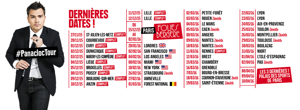 JEFF PANACLOC et Jean-Marc - Panacloc TOur 2015 Dates Tournée - Go with the Blog