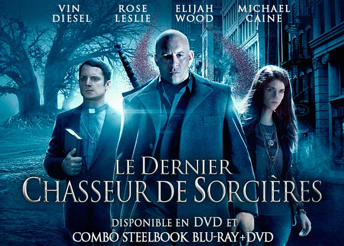 LE DERNIER CHASSEUR DE SORCIÈRES - Visuel Sortie Bluray DVD Steelbook VOD Mars 2016 copyright La Jungle - Go with the Blog