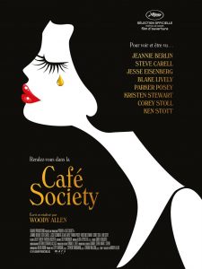CAFÉ SOCIETY - AFFICHE OFFICIELLE Eisenberg Kristen Stewart Woody Allen - Go with the Blog