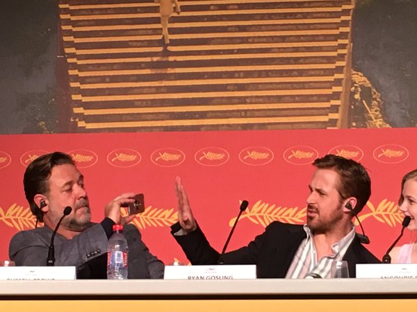 CANNES 2016 - DAY 5 THE NICE GUYS conférence de presse 1