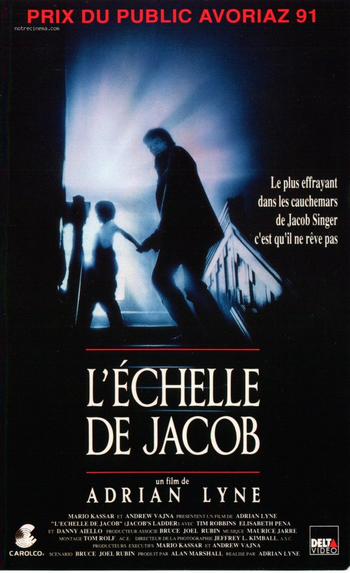 LÉ'ÉCHELLE DE JACOB Accroche film Affiche France Tim Robbins