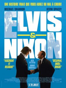 ELVIS & NIXON - Affiche France du film Michael Shannon Kevin Spacey 2016 Warner - Go with the Blog